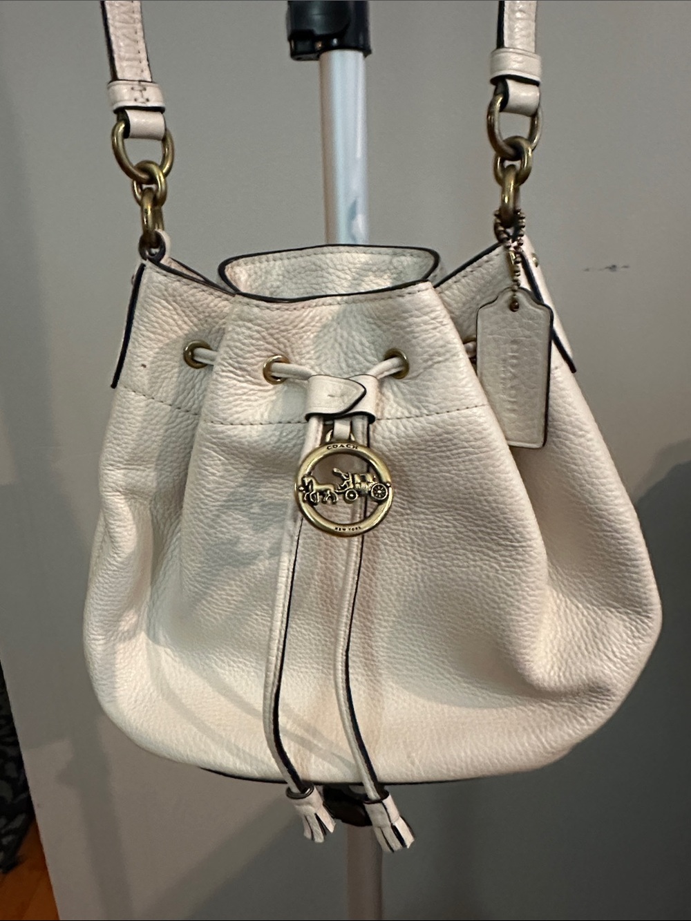 Coach Elle Drawstring handbag.$100